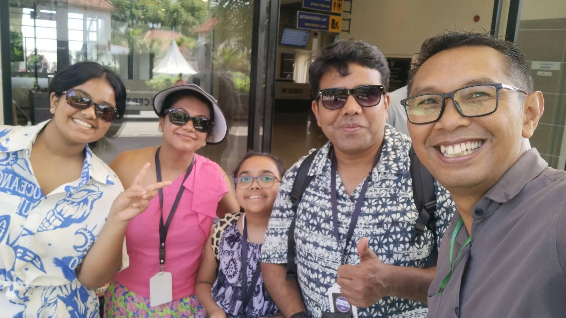 Bali Hilltop with arriving guests in Bali
