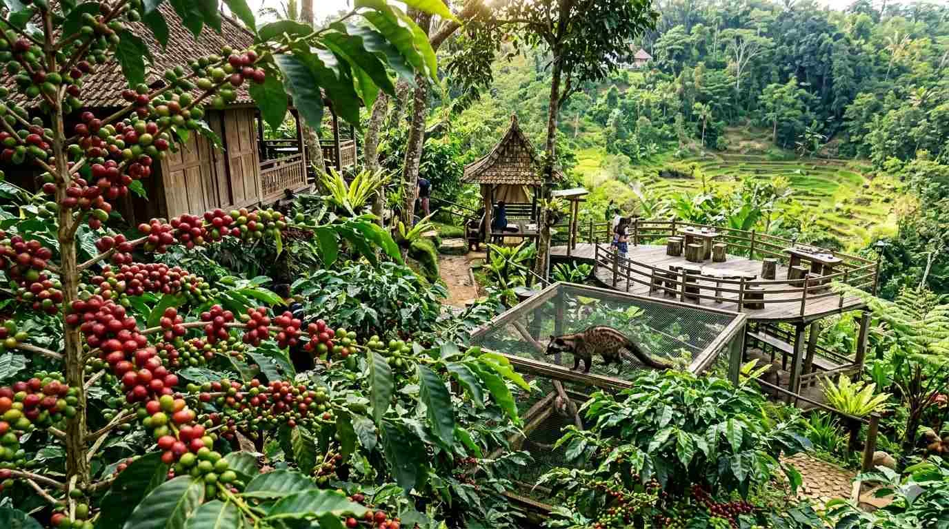 Coffee plantation in Bali
