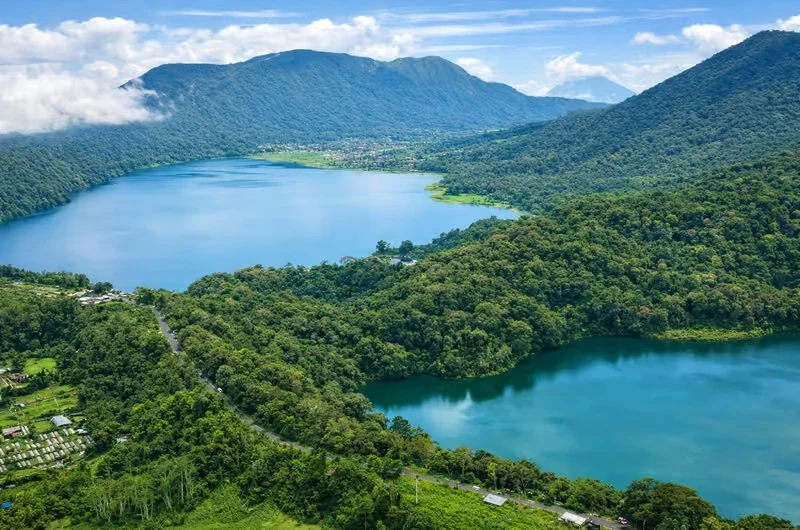 View of Lake Buyan and Lake Tamblingan